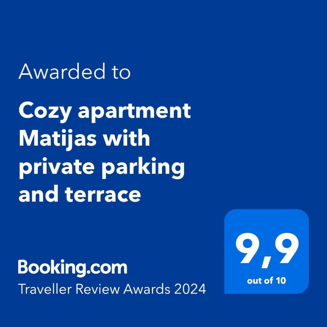Cozy Apartment Matijas With Private Parking And Terrace 스플리트 외부 사진